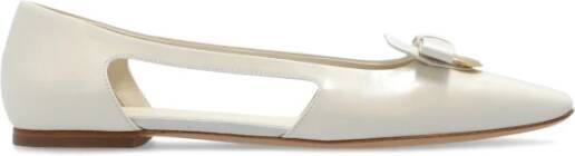 Salvatore Ferragamo Balletflats Terea Beige Dames