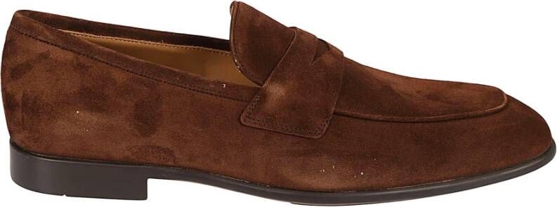 Salvatore Ferragamo Bruine Moccasin Loafers Brown Heren