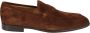 Salvatore Ferragamo Bruine Moccasin Loafers Brown Heren - Thumbnail 2