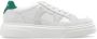 Salvatore Ferragamo Lage leren sneakers met suède inzetstukken White Heren - Thumbnail 9