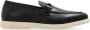 Salvatore Ferragamo Platte Kalfsleren Schoenen Amandel Teen Black Heren - Thumbnail 6