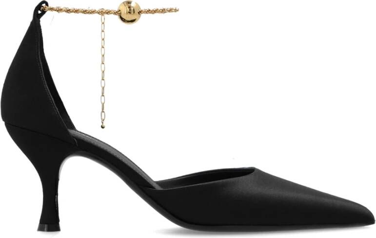 Salvatore Ferragamo Zwarte Hak Ferragamo Dana 70T Black Dames