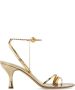 Salvatore Ferragamo Grijze Sandalen Denise 70 Yellow Dames - Thumbnail 1