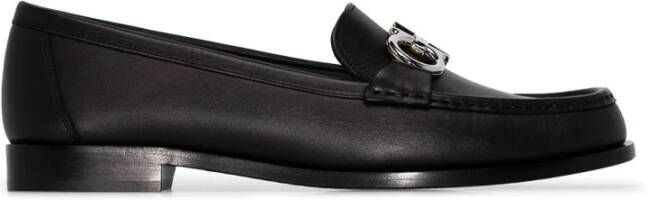 Salvatore Ferragamo Elegant Zwarte Loafers Black Dames