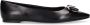 Salvatore Ferragamo Elegante Monogram Strik Ballerina Flats Black Dames - Thumbnail 22