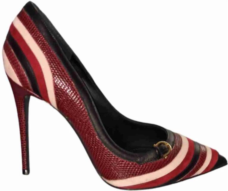 Salvatore Ferragamo Elegante Decolleté Schoenen Rood Dames