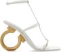 Salvatore Ferragamo Elina sandalen met hak Beige Dames - Thumbnail 1