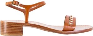 Salvatore Ferragamo Flat Sandals Bruin Dames