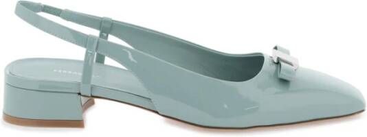 Salvatore Ferragamo Flat Sandals Green Dames