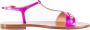 Salvatore Ferragamo Flat Sandals Roze Dames - Thumbnail 1