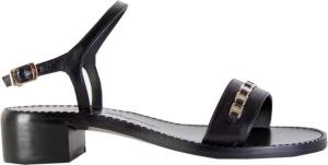 Salvatore Ferragamo Flat Sandals Zwart Dames