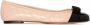 Salvatore Ferragamo Beige en Zwart Nappa Leren Ballet Flats Beige Dames - Thumbnail 9