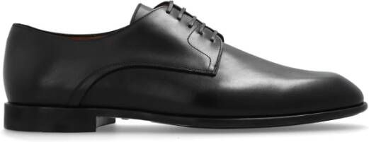 Salvatore Ferragamo Fosco leren schoenen Black Heren