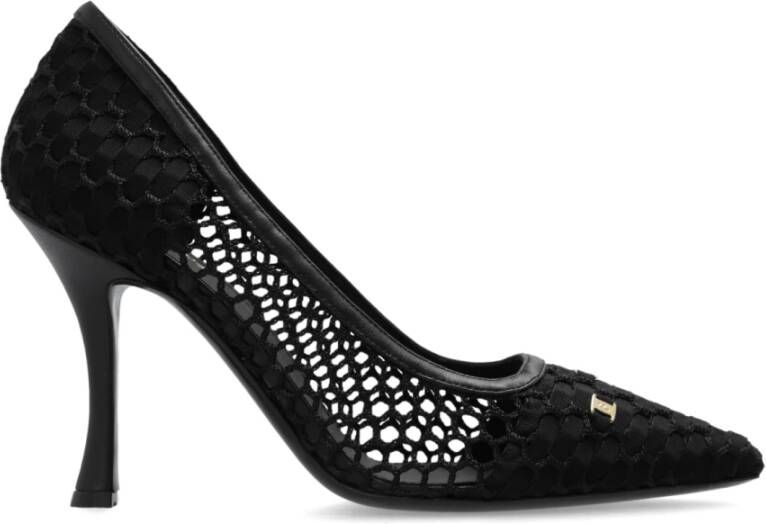 Salvatore Ferragamo Gehakte schoenen Kristen Black Dames