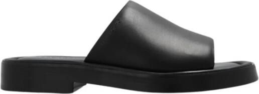 Salvatore Ferragamo Giunone slides Zwart Heren