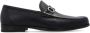 Salvatore Ferragamo Gancini Leren Loafers Blue Heren - Thumbnail 1