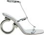 Salvatore Ferragamo Grijze Elina Sandalen Gray Dames - Thumbnail 1