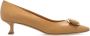 Salvatore Ferragamo Hakken Zelma door Beige Dames - Thumbnail 1