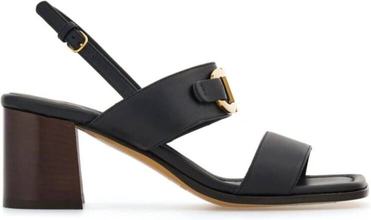 Salvatore Ferragamo Zwarte Sandalen LOW 55 Black Dames