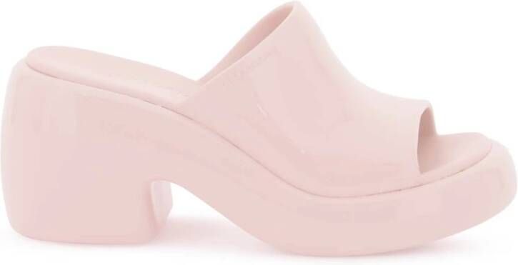 Salvatore Ferragamo Deva-slippers met logo Pink Dames
