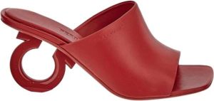 Salvatore Ferragamo High Heel Sandals Rood Dames