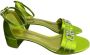 Salvatore Ferragamo Hoge hak sandalen Groen Dames - Thumbnail 1