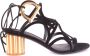 Salvatore Ferragamo Hoge Hak Sandalen Black Dames - Thumbnail 1