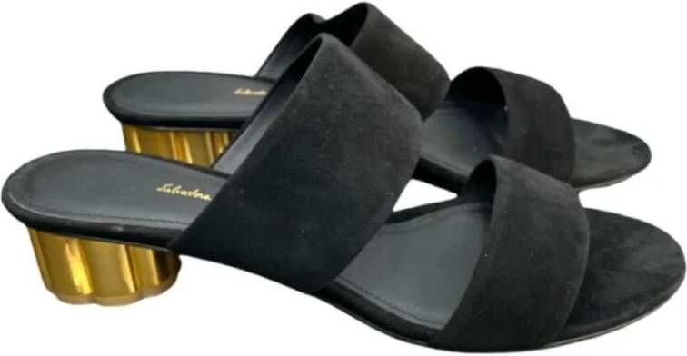Salvatore Ferragamo Hoge hak sandalen Zwart Dames