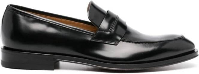 Salvatore Ferragamo Klassieke zwarte kalfsleren schoenen Black Heren