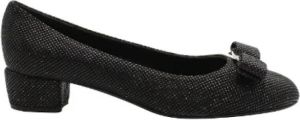 Salvatore Ferragamo Leather heels Zwart Dames