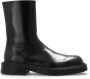 Salvatore Ferragamo Leren enkellaarzen 'Formia' Zwart Heren - Thumbnail 1