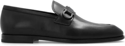 Salvatore Ferragamo Leren loafers Black Heren