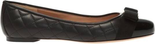 Salvatore Ferragamo Platte schoenen voor vrouwen Black Dames