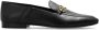 Salvatore Ferragamo Zwarte Leren Loafers Slip-on Stijl Black Dames - Thumbnail 1