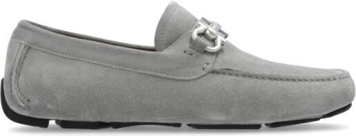 Salvatore Ferragamo Leren schoenen 'Parigi' Gray Heren