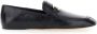 Salvatore Ferragamo Zwarte Leren Loafers Black Dames - Thumbnail 1