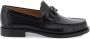 Salvatore Ferragamo Gancini Loafers van geborsteld leer Black Heren - Thumbnail 1