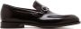 Salvatore Ferragamo Gancini-Plaque Leren Loafers Black Heren - Thumbnail 1