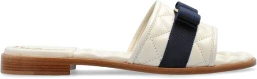 Salvatore Ferragamo Lovec Slides Beige Dames