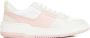 Salvatore Ferragamo Witte Roze Leren Dennis Sneakers Multicolor Dames - Thumbnail 1