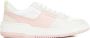 Salvatore Ferragamo Wit Roze Leren Dennis Sneakers Multicolor Dames - Thumbnail 4