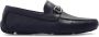 Salvatore Ferragamo Marineblauwe Gancini Moccasins Blue Heren - Thumbnail 1