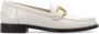 Salvatore Ferragamo Maryan Leren Loafers met Goudkleurige Hardware Beige Dames - Thumbnail 5