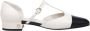 Salvatore Ferragamo Mascarpone Nero Ballerina's Schoenen White Dames - Thumbnail 1