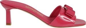 Salvatore Ferragamo Muilezels met hakken Rood Dames