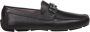 Salvatore Ferragamo Geweven leren mocassins met Gancio Brown Heren - Thumbnail 4