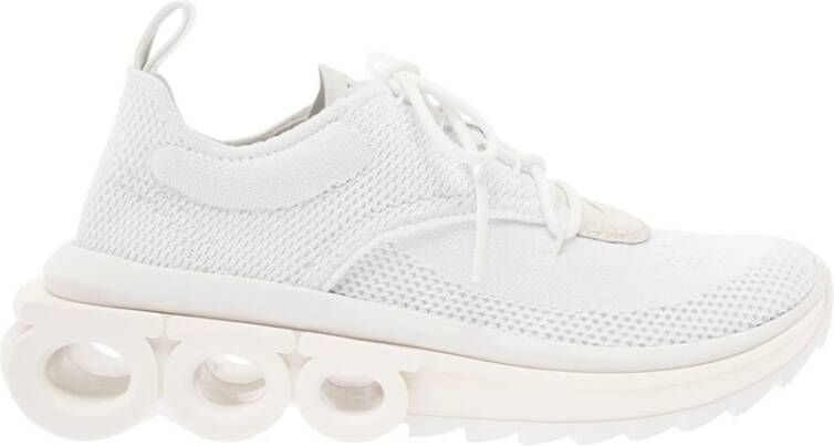 Salvatore Ferragamo Nima Sneakers Wit White Dames