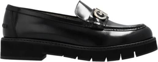 Salvatore Ferragamo Loafers & ballerina schoenen Ofelia Lug Moccasin Loafers in zwart