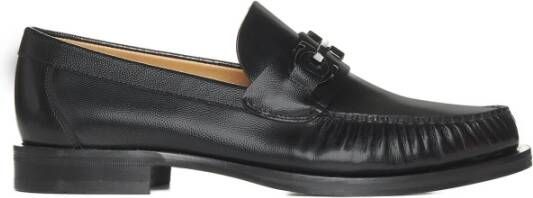 Salvatore Ferragamo Platte Schoenen Fort Stijl Black Heren