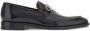 Salvatore Ferragamo Mocassins van geborsteld leer met Gancini detail Black Heren - Thumbnail 1